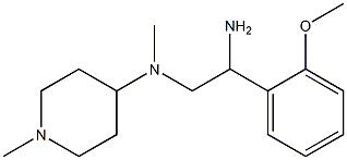 N-[2-amino-2-(2-methoxyphenyl)ethyl]-N-methyl-N-(1-methylpiperidin-4-yl)amine Struktur