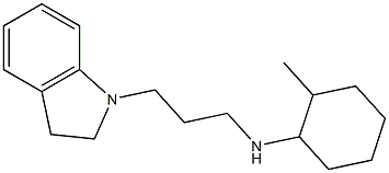 N-[3-(2,3-dihydro-1H-indol-1-yl)propyl]-2-methylcyclohexan-1-amine Struktur