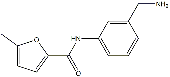 N-[3-(aminomethyl)phenyl]-5-methylfuran-2-carboxamide Struktur