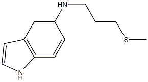 N-[3-(methylsulfanyl)propyl]-1H-indol-5-amine Struktur