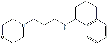 N-[3-(morpholin-4-yl)propyl]-1,2,3,4-tetrahydronaphthalen-1-amine Struktur