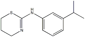 N-[3-(propan-2-yl)phenyl]-5,6-dihydro-4H-1,3-thiazin-2-amine Struktur