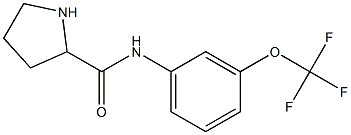 N-[3-(trifluoromethoxy)phenyl]pyrrolidine-2-carboxamide Struktur