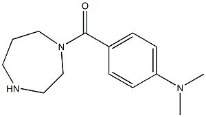 N-[4-(1,4-diazepan-1-ylcarbonyl)phenyl]-N,N-dimethylamine Struktur