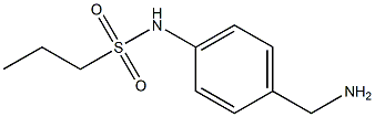 N-[4-(aminomethyl)phenyl]propane-1-sulfonamide Struktur