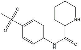 N-[4-(methylsulfonyl)phenyl]piperidine-2-carboxamide Struktur