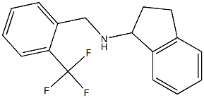 N-{[2-(trifluoromethyl)phenyl]methyl}-2,3-dihydro-1H-inden-1-amine Struktur