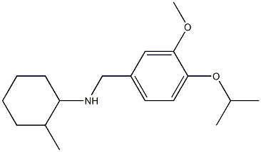 N-{[3-methoxy-4-(propan-2-yloxy)phenyl]methyl}-2-methylcyclohexan-1-amine Struktur