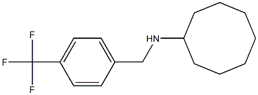 N-{[4-(trifluoromethyl)phenyl]methyl}cyclooctanamine Struktur