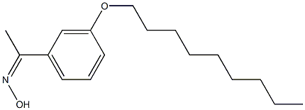 N-{1-[3-(nonyloxy)phenyl]ethylidene}hydroxylamine Struktur