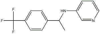 N-{1-[4-(trifluoromethyl)phenyl]ethyl}pyridin-3-amine Struktur