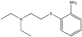 N-{2-[(2-aminophenyl)thio]ethyl}-N,N-diethylamine Struktur