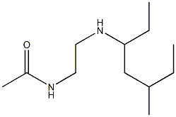 N-{2-[(5-methylheptan-3-yl)amino]ethyl}acetamide Struktur