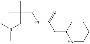 N-{2-[(dimethylamino)methyl]-2-methylpropyl}-2-(piperidin-2-yl)acetamide Struktur