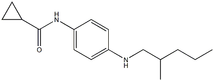 N-{4-[(2-methylpentyl)amino]phenyl}cyclopropanecarboxamide Struktur