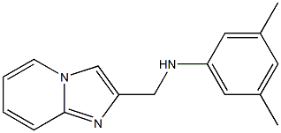 N-{imidazo[1,2-a]pyridin-2-ylmethyl}-3,5-dimethylaniline Struktur