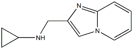 N-{imidazo[1,2-a]pyridin-2-ylmethyl}cyclopropanamine Struktur