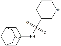 N-1-adamantylpiperidine-3-sulfonamide Struktur