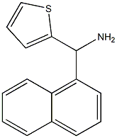 naphthalen-1-yl(thiophen-2-yl)methanamine Struktur