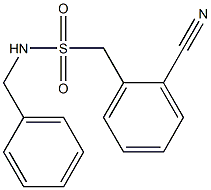 N-benzyl(2-cyanophenyl)methanesulfonamide Struktur