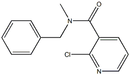 N-benzyl-2-chloro-N-methylpyridine-3-carboxamide Struktur