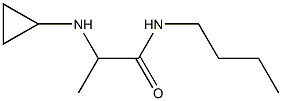 N-butyl-2-(cyclopropylamino)propanamide Struktur