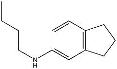 N-butyl-2,3-dihydro-1H-inden-5-amine Struktur