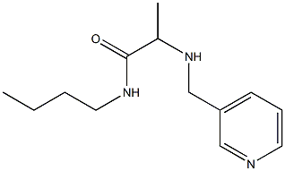 N-butyl-2-[(pyridin-3-ylmethyl)amino]propanamide Struktur