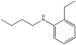 N-butyl-2-ethylaniline Struktur