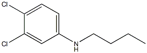 N-butyl-3,4-dichloroaniline Struktur