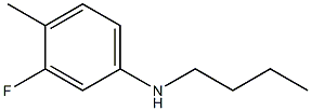 N-butyl-3-fluoro-4-methylaniline Struktur