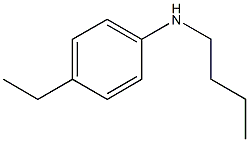 N-butyl-4-ethylaniline Struktur