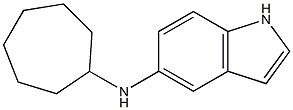 N-cycloheptyl-1H-indol-5-amine Struktur