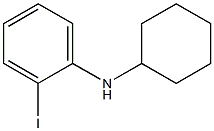 N-cyclohexyl-2-iodoaniline Struktur