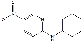 N-cyclohexyl-5-nitropyridin-2-amine Struktur