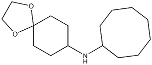 N-cyclooctyl-1,4-dioxaspiro[4.5]decan-8-amine Struktur