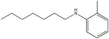 N-heptyl-2-methylaniline Struktur