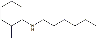 N-hexyl-2-methylcyclohexan-1-amine Struktur