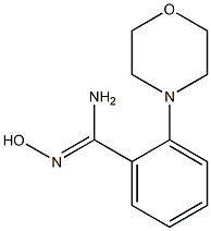 N'-hydroxy-2-(morpholin-4-yl)benzene-1-carboximidamide Struktur