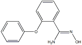 N'-hydroxy-2-phenoxybenzene-1-carboximidamide Struktur