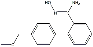 N'-hydroxy-4'-(methoxymethyl)-1,1'-biphenyl-2-carboximidamide Struktur