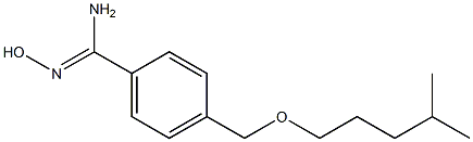 N'-hydroxy-4-{[(4-methylpentyl)oxy]methyl}benzene-1-carboximidamide Struktur