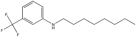 N-octyl-3-(trifluoromethyl)aniline Struktur