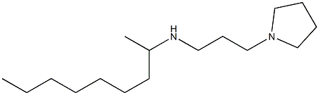 nonan-2-yl[3-(pyrrolidin-1-yl)propyl]amine Struktur