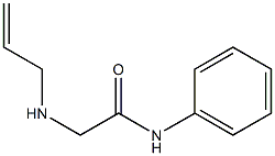 N-phenyl-2-(prop-2-en-1-ylamino)acetamide Struktur