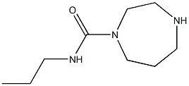 N-propyl-1,4-diazepane-1-carboxamide Struktur