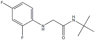 N-tert-butyl-2-[(2,4-difluorophenyl)amino]acetamide Struktur