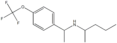 pentan-2-yl({1-[4-(trifluoromethoxy)phenyl]ethyl})amine Struktur