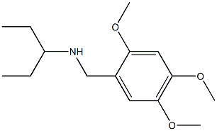 pentan-3-yl[(2,4,5-trimethoxyphenyl)methyl]amine Struktur