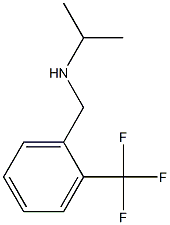 propan-2-yl({[2-(trifluoromethyl)phenyl]methyl})amine Struktur